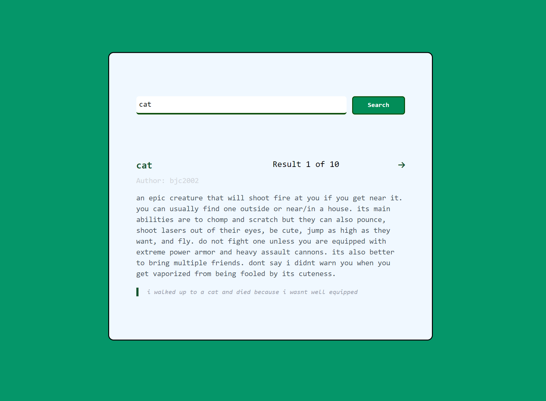Urban Dictionary Project
